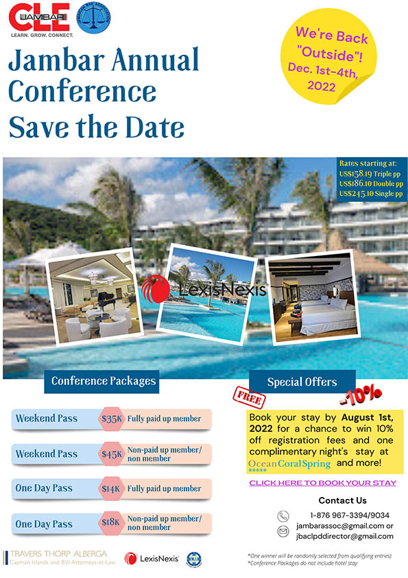 The Jamaican Bar Association A voluntary organisation for attorneysatlaw in Jamaica